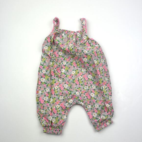 Baby Boden Floral Smocked Romper - Picture 5 of 5